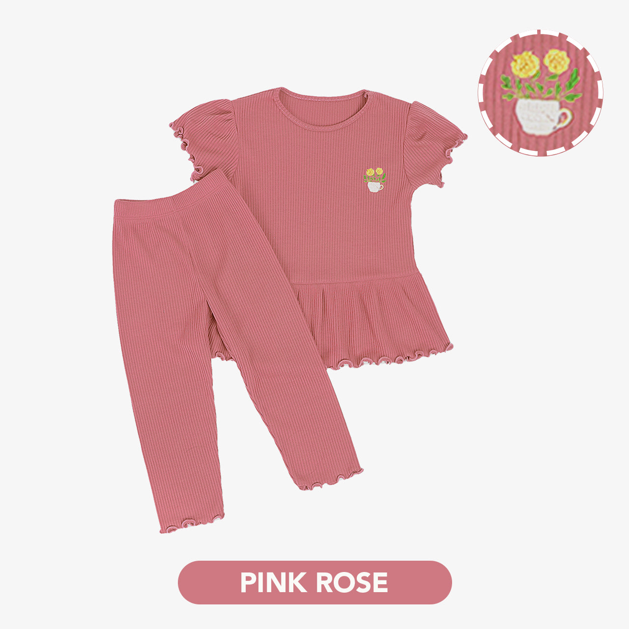 Mooi Setelan Anak Kalia Rib Set