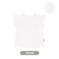 Mooi Atasan Anak Perempuan Comfy Girls Ruffle T-shirt