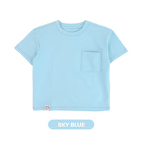Mooi Kaos Anak Pocket Unisex Comfy Oversized T-Shirt Pocket Kids