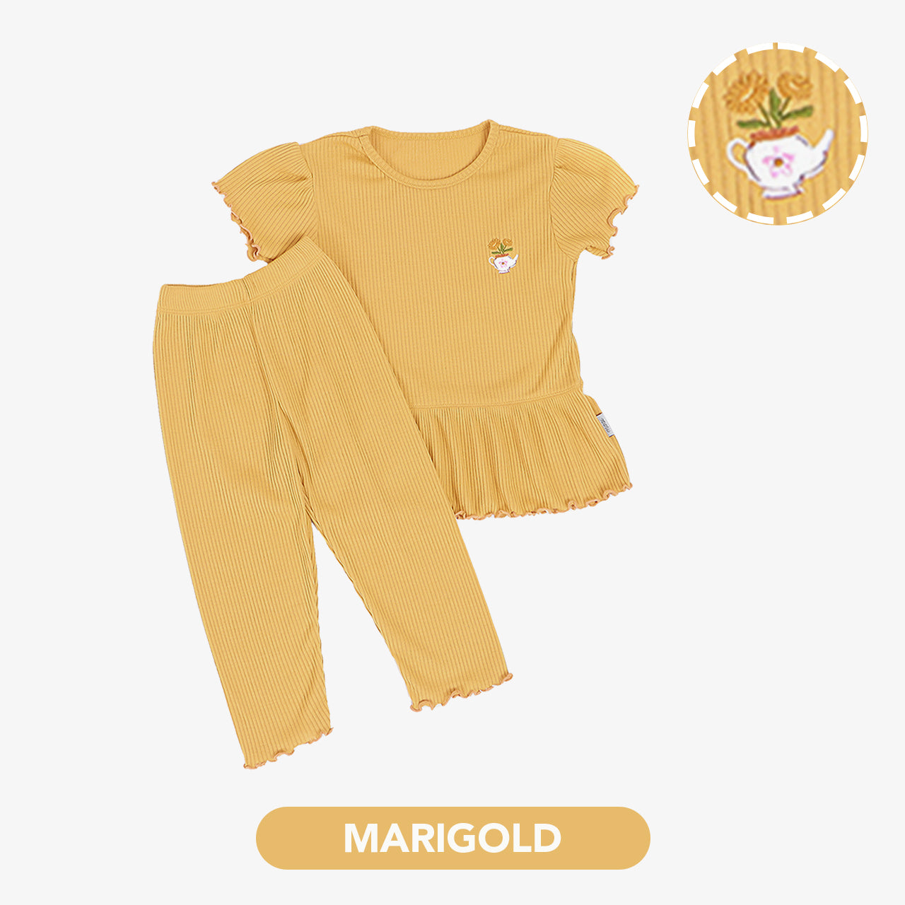 Mooi Setelan Anak Kalia Rib Set