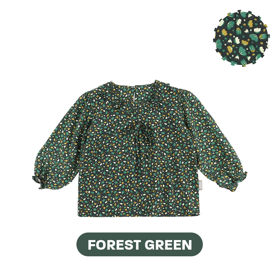Mooi Atasan Anak Perempuan Christmas Collection Millie Ruffle Top