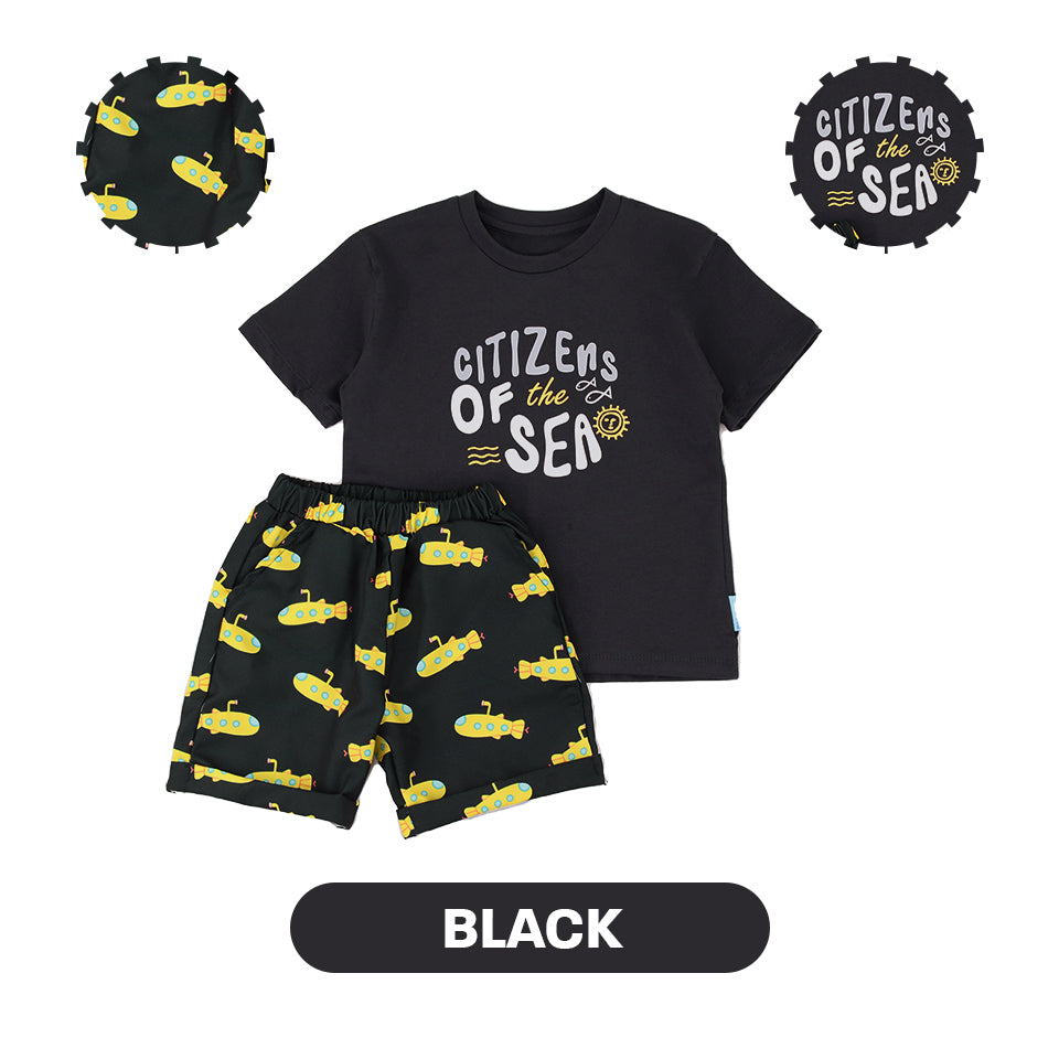Mooi X Dinda Puspitasari Setelan Anak Kio Graphic Tee Set