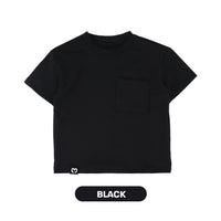 Mooi Kaos Anak Pocket Unisex Comfy Oversized T-Shirt Pocket Kids