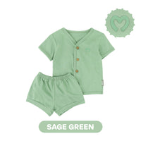 Mooi Setelan Pendek Bayi Comfy Baby Short Button Set