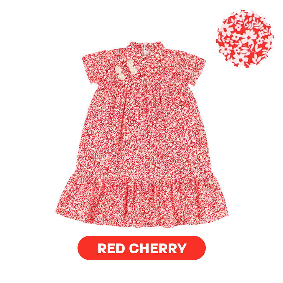 Mooi Dress Anak Perempuan Lunar Collection Rosie Cheongsam Dress