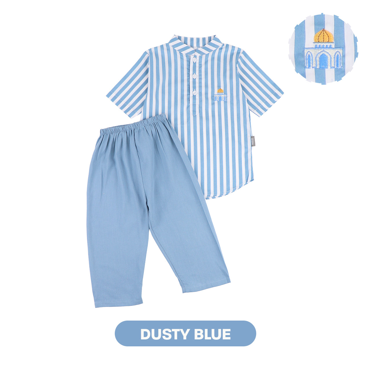 Mooi Rafka Striped Koko Set Setelan Koko Anak