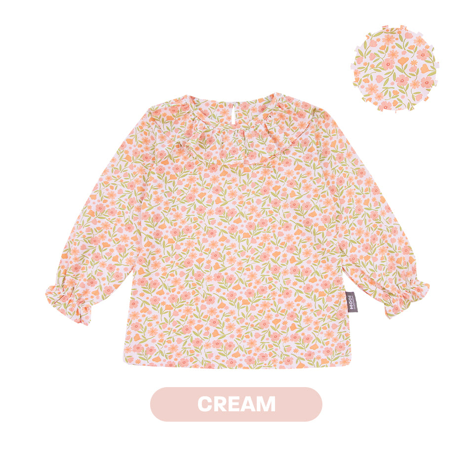 Mooi Atasan Anak Perempuan Erica Ruffle Top