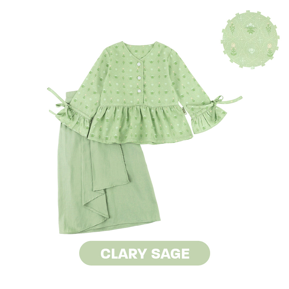 Mooi Setelan Anak Perempuan Raya Collection Hasya Tunic Set
