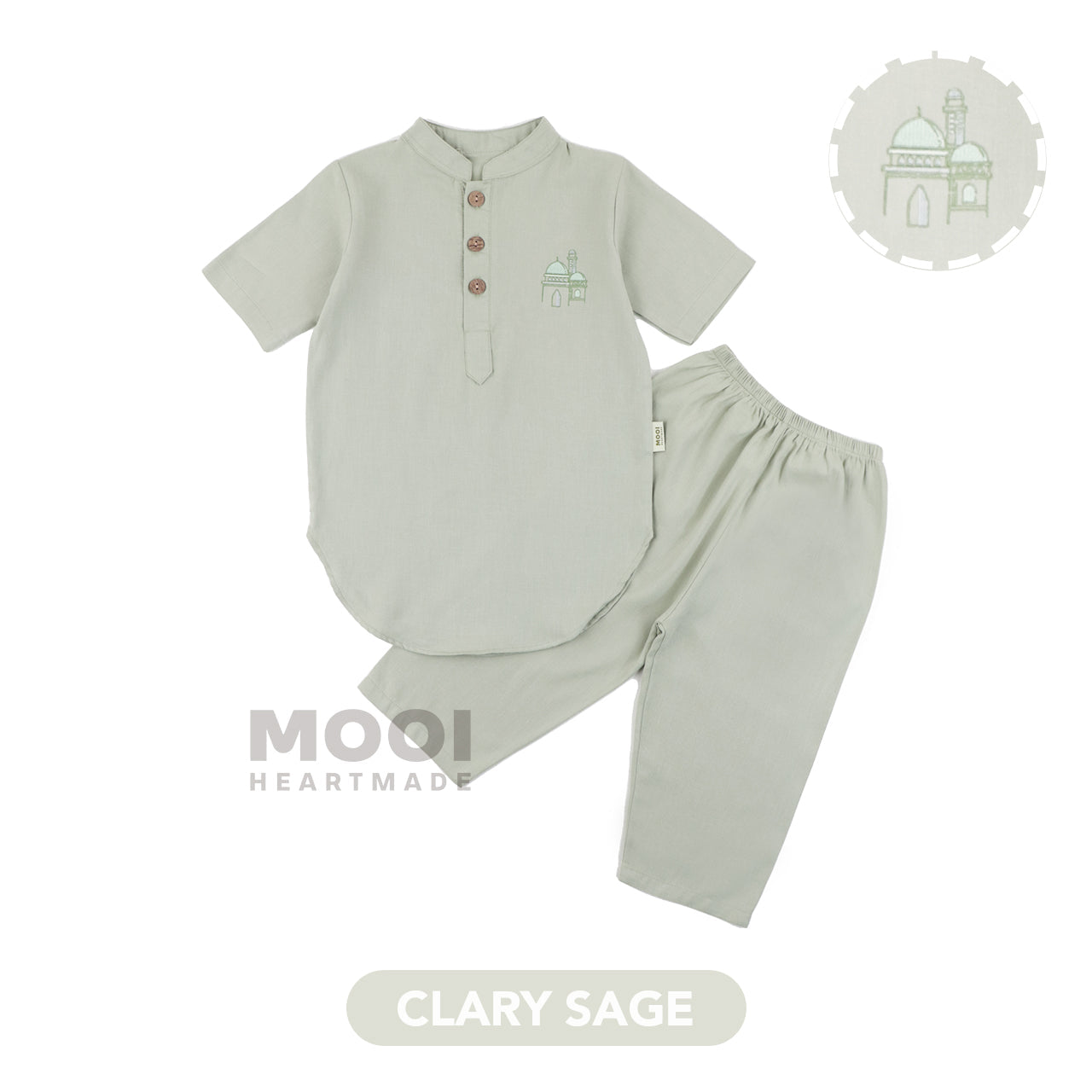 Mooi Adam Koko Set Setelan Koko Anak Raya Collection V2