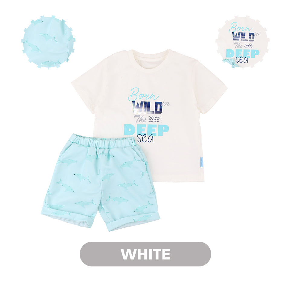 Mooi X Dinda Puspitasari Setelan Anak Kio Graphic Tee Set