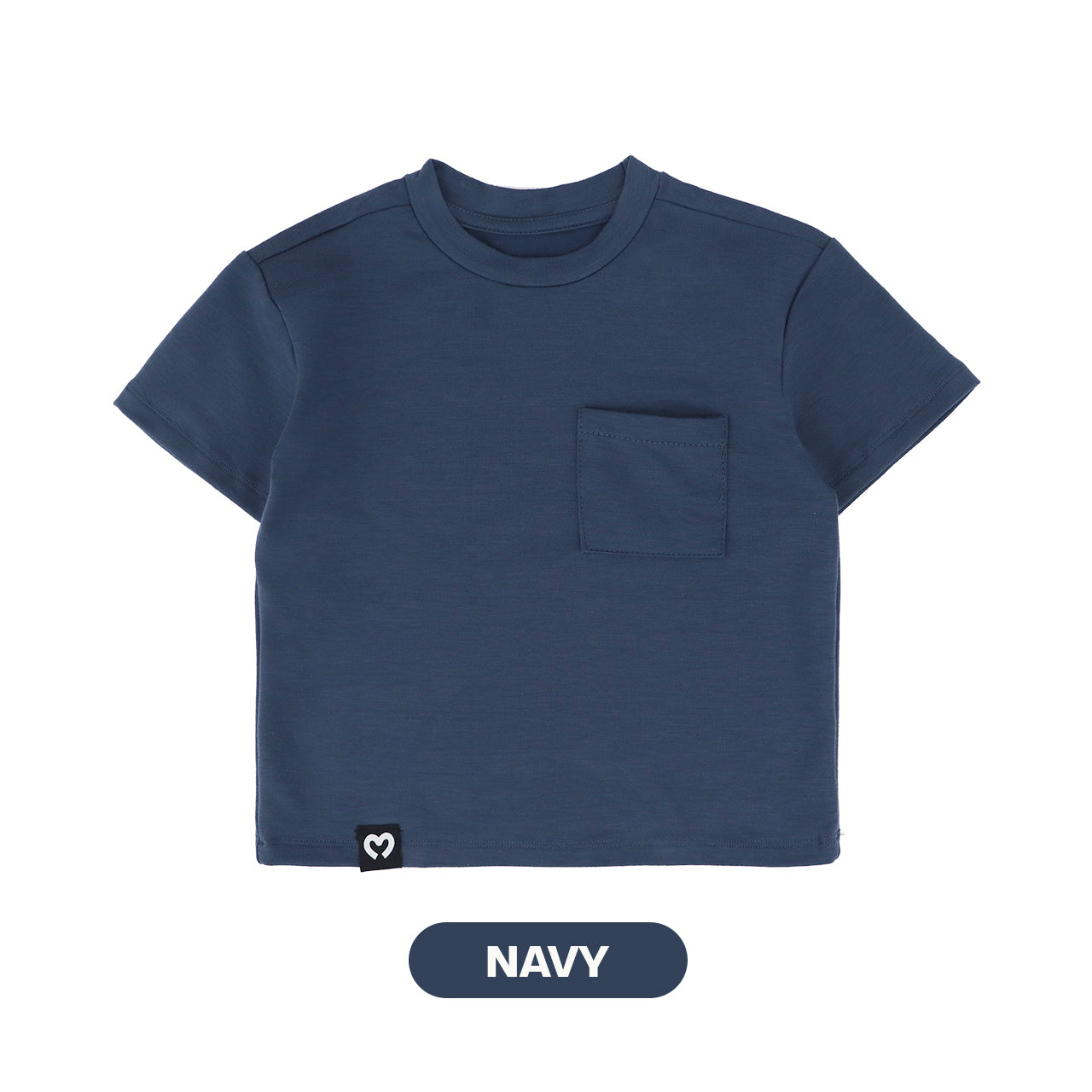 Mooi Kaos Anak Pocket Unisex Comfy Oversized T-Shirt Pocket Kids