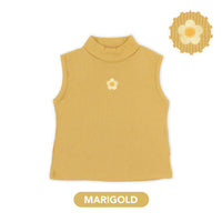 Mooi Atasan Anak Perempuan Yumiko Rib Top