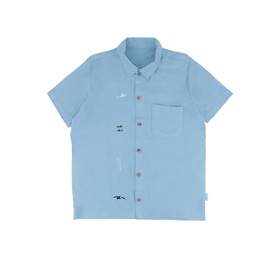 Mooi X Dinda Puspitasari Kemeja Dewasa Nolan Pocket Shirt Adult