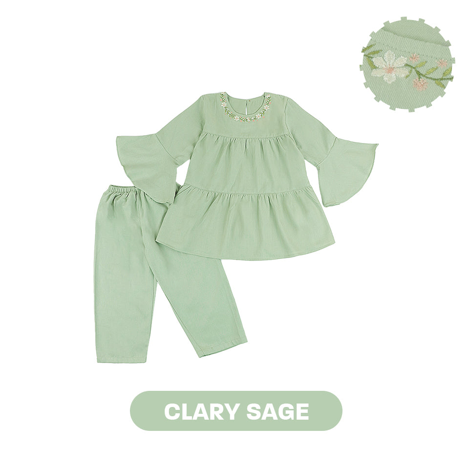Mooi Setelan Anak Perempuan Nuha Tunik Set