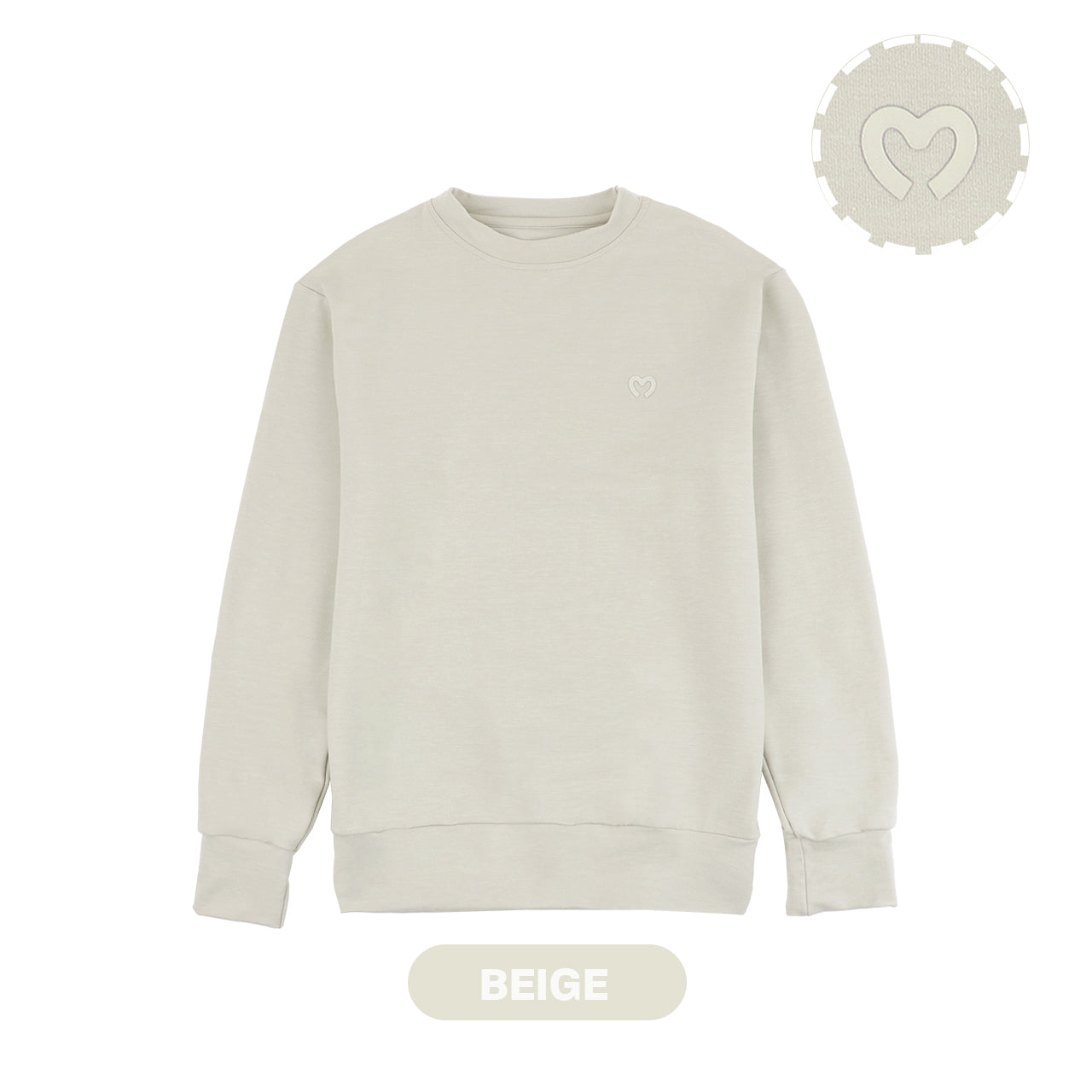 Mooi Sweater Dewasa Unisex Comfy Sweater Basic Adult