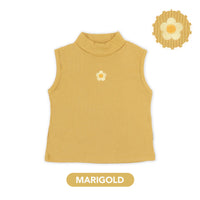 Mooi Atasan Anak Perempuan Yumiko Rib Top