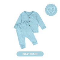 Mooi Setelan Panjang Bayi Comfy Baby Long Button Set