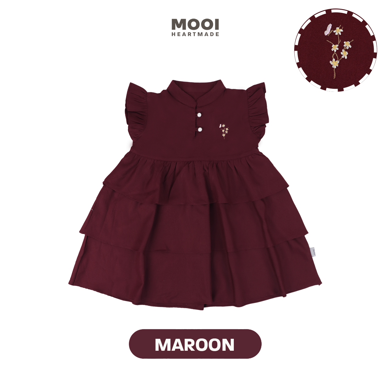 Mooi Dress Anak Perempuan Jia Dress Layer
