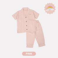Mooi Piyama Anak Baju Tidur Anak Short Pajamas V1