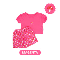 Mooi Setelan Anak Perempuan Alena Skort Set
