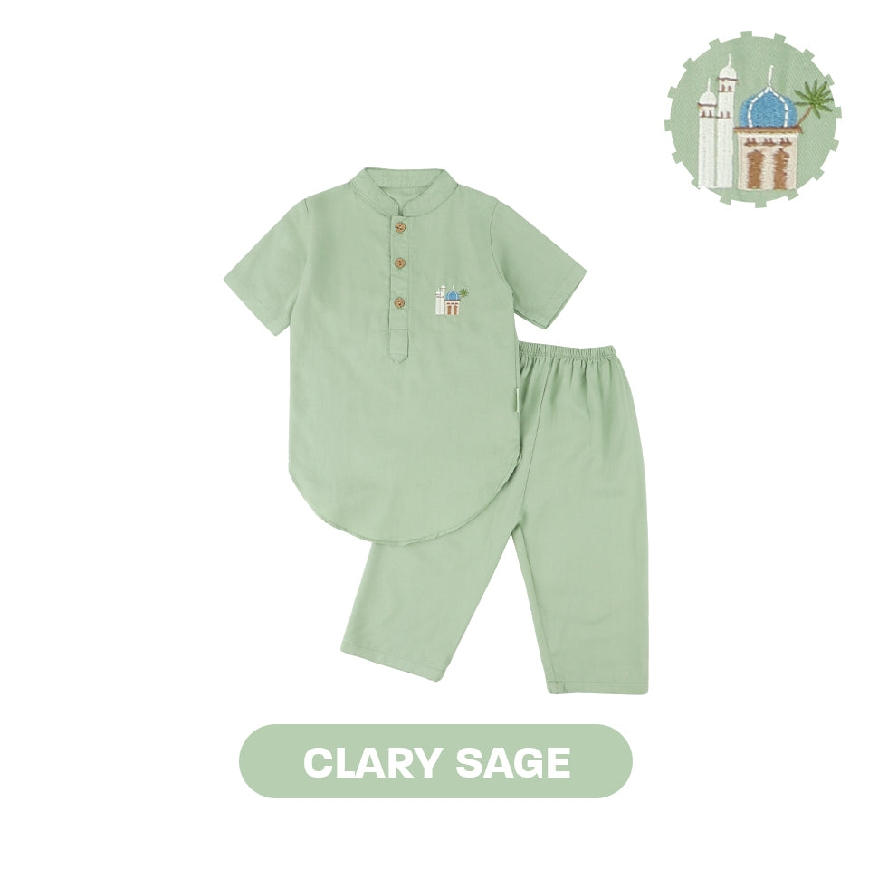 Mooi Adam Koko Set Setelan Koko Anak Raya Collection