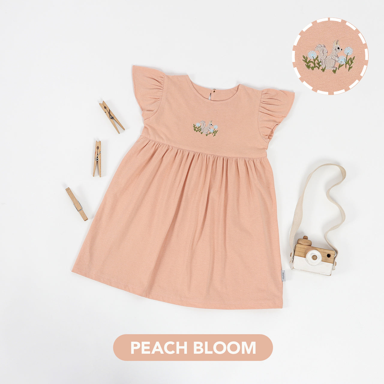 Mooi Dress Anak Perempuan Ruffle Dress