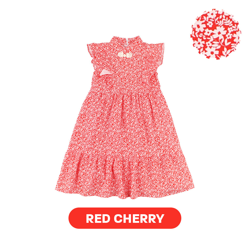 Mooi Dress Anak Perempuan Lunar Collection Daisy Cheongsam Dress