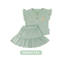 Mooi Setelan Anak Perempuan Narumi Ruffle Set