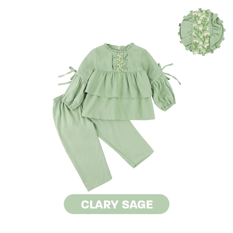Mooi Setelan Anak Perempuan Raya Collection Mariyah Tunic Set