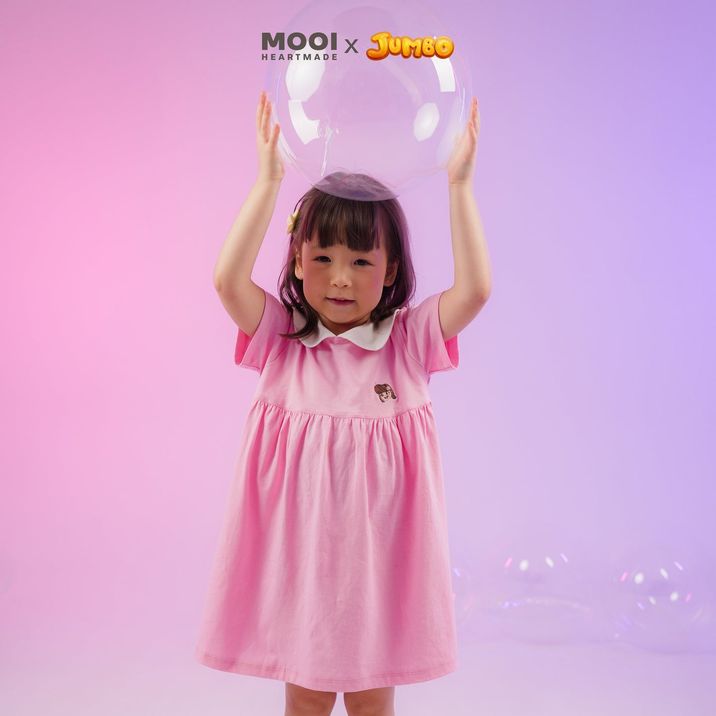 Mooi x Jumbo Dress Anak Perempuan Meri Dress