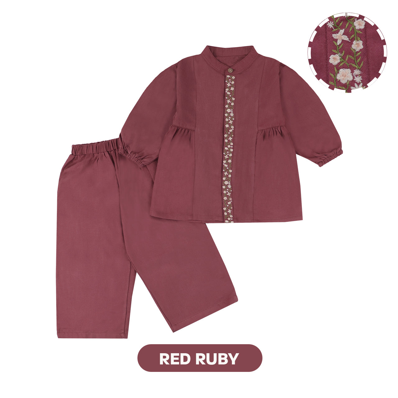 Mooi Setelan Anak Perempuan Hajna Tunik Set