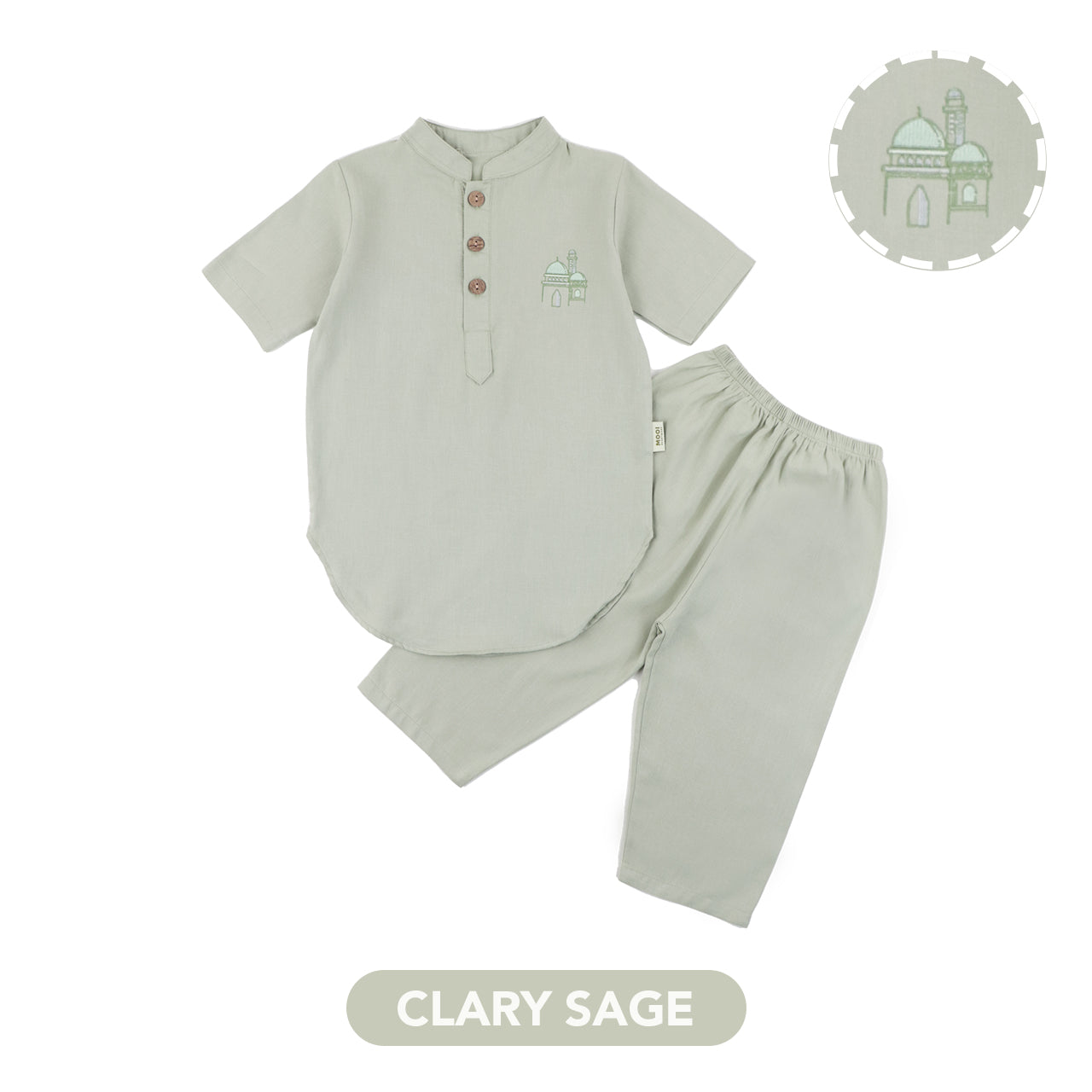 Mooi Adam Koko Set Setelan Koko Anak Raya Collection V1