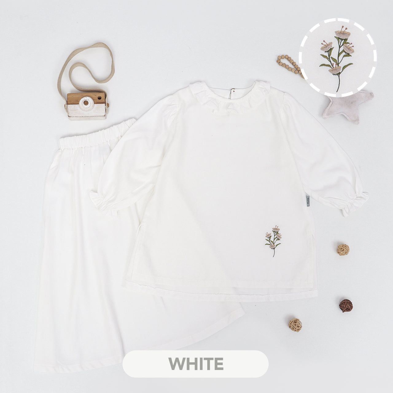 Mooi Setelan Anak Perempuan Raya Collection Rayya Tunik Set