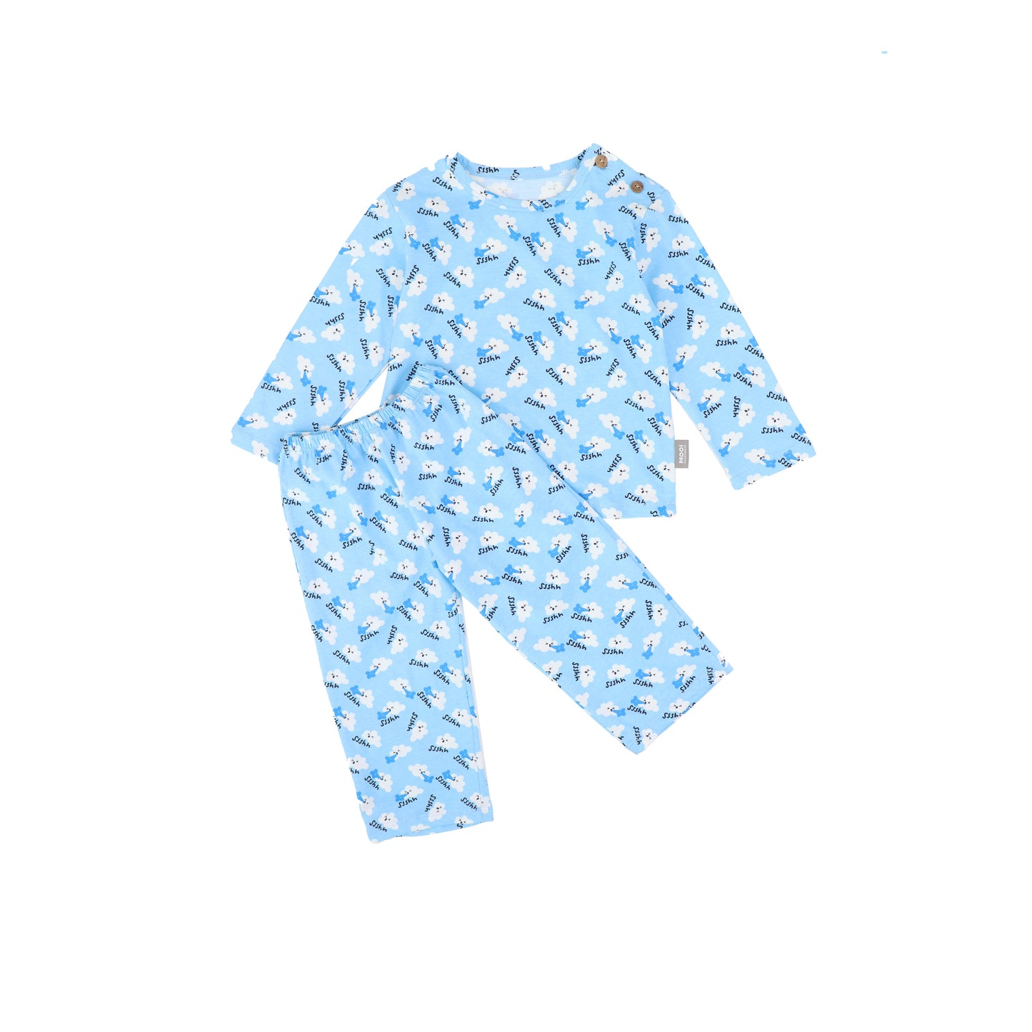 Mooi Setelan Piyama Anak Mikio Pajamas Set Print