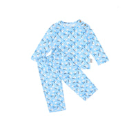 Mooi Setelan Piyama Anak Mikio Pajamas Set Print