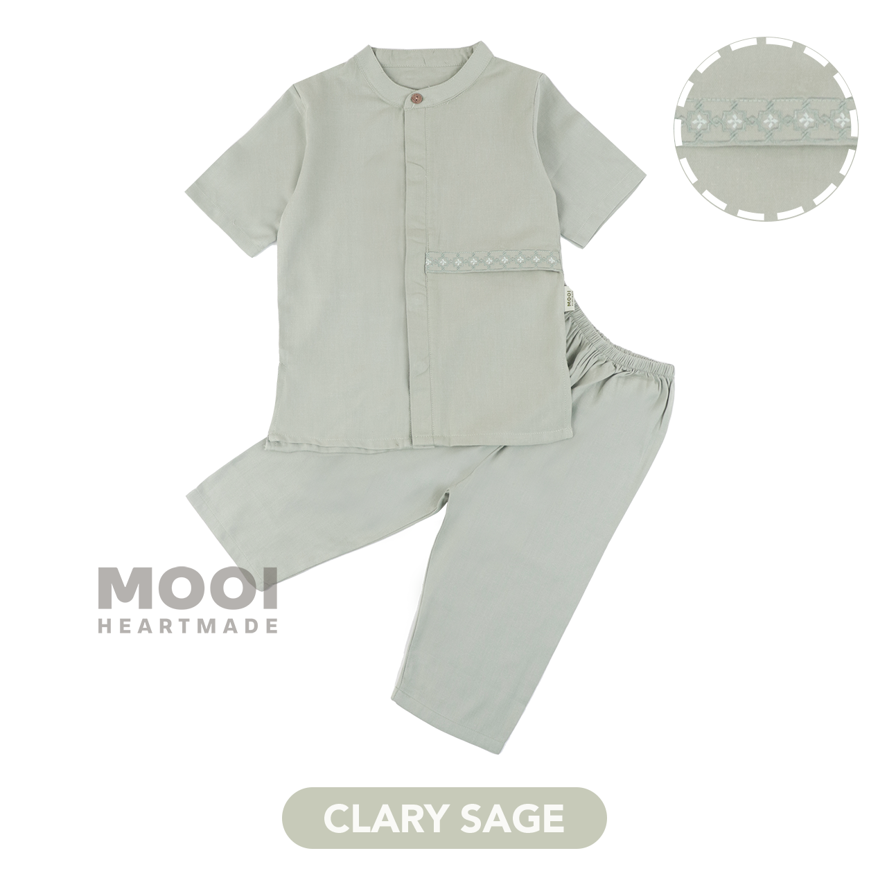 Mooi Taha Koko Set Setelan Koko Anak Raya Collection