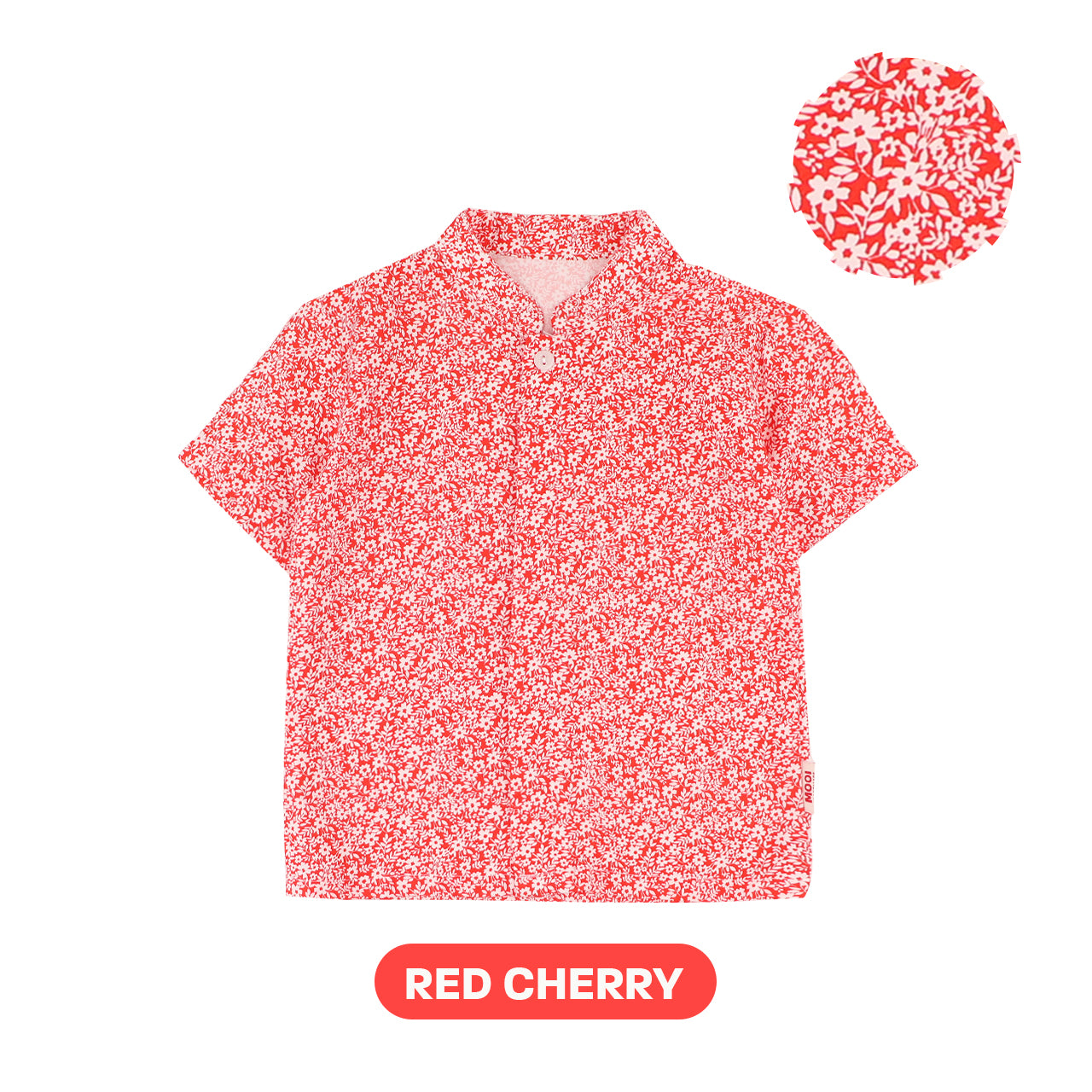 Mooi Kemeja Anak Laki-Laki Lunar Collection Hua Mandarin Shirt