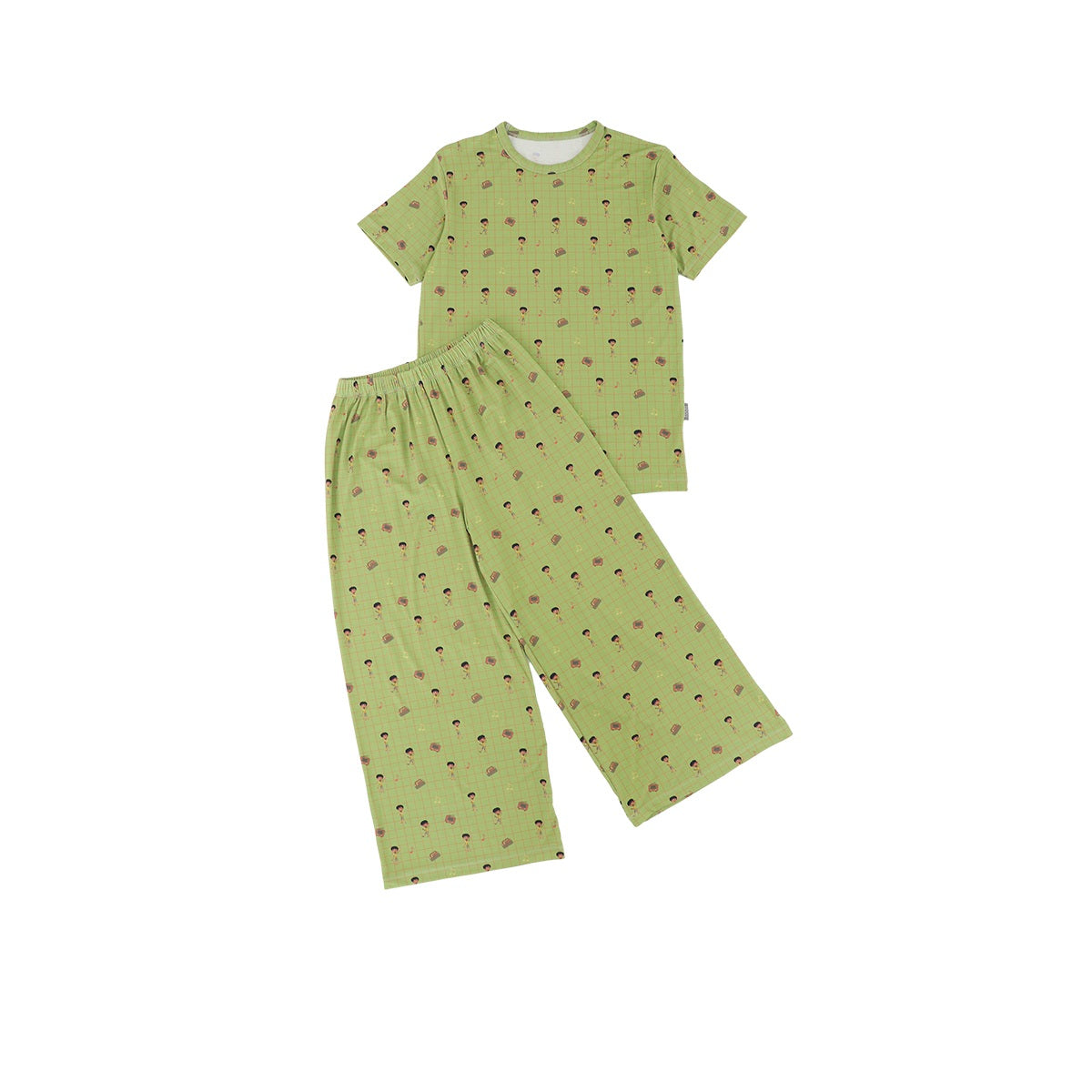 Mooi x Jumbo Piyama Dewasa Setelan Tencel Long Pajamas Adult