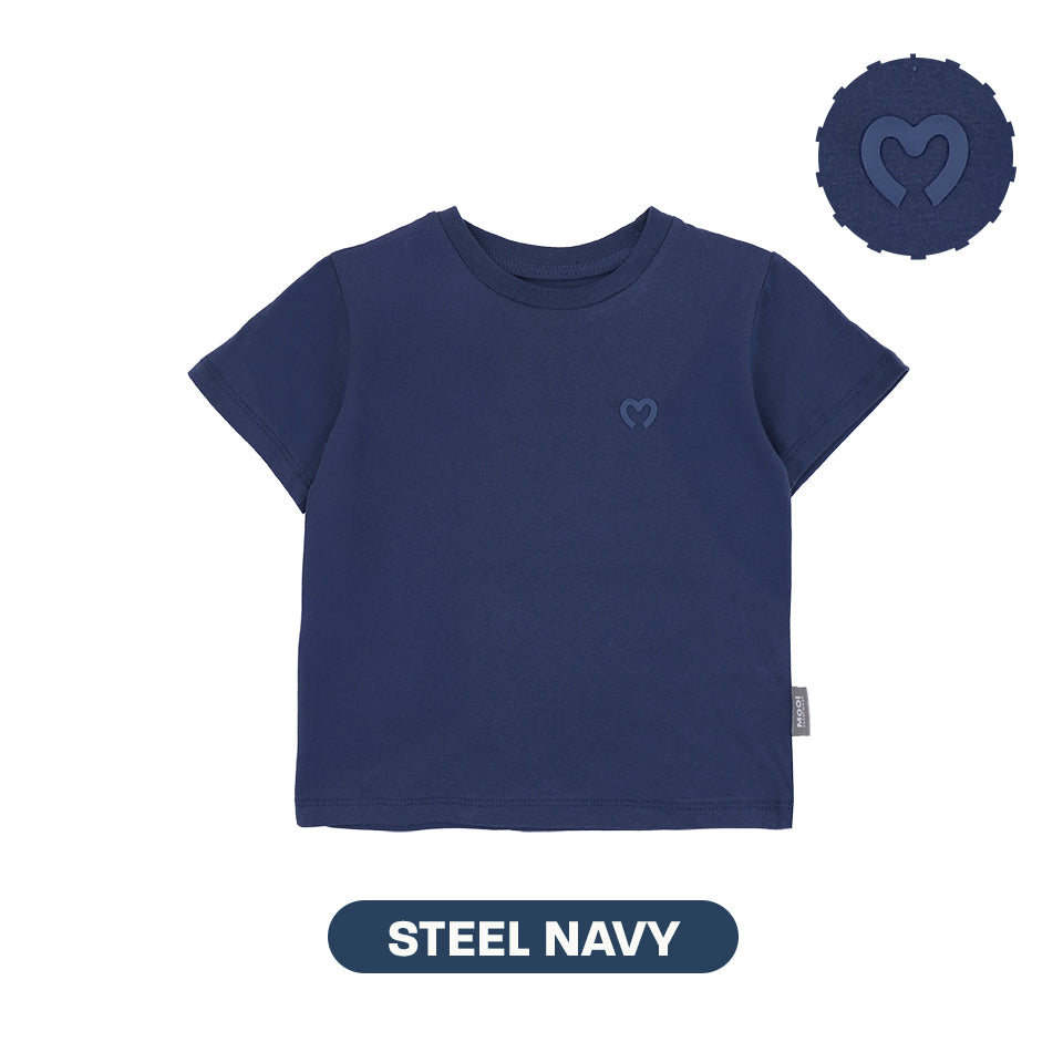 Mooi Kaos Anak Unisex Laki Laki Perempuan Comfy T-Shirt Basic Kids