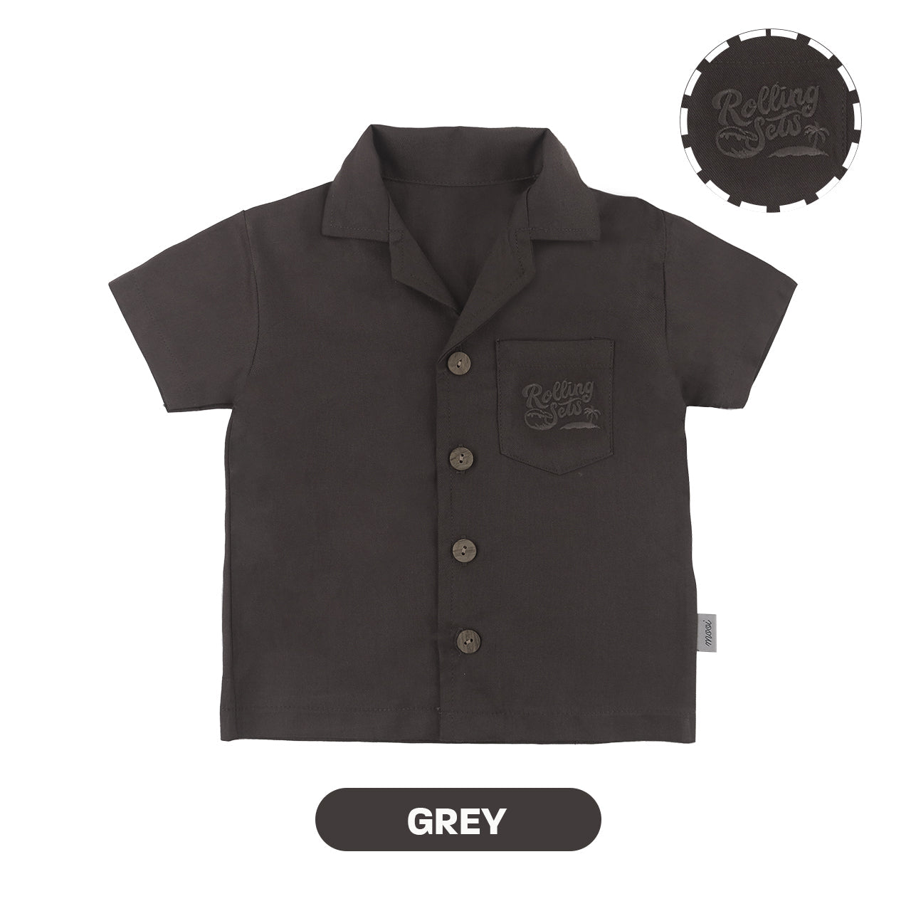 Mooi Kemeja Anak Laki-laki Arka Pocket Shirt