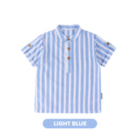 Mooi Kemeja Anak Laki-laki Enzo Striped Shirt