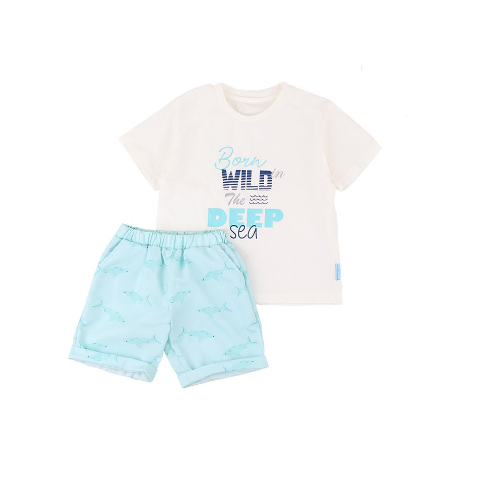 Mooi X Dinda Puspitasari Setelan Anak Kio Graphic Tee Set