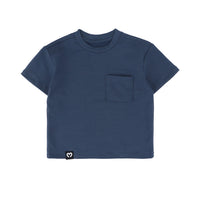 Mooi Kaos Anak Pocket Unisex Comfy Oversized T-Shirt Pocket Kids