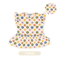 Mooi Atasan Anak Perempuan Minji Ruffle Top