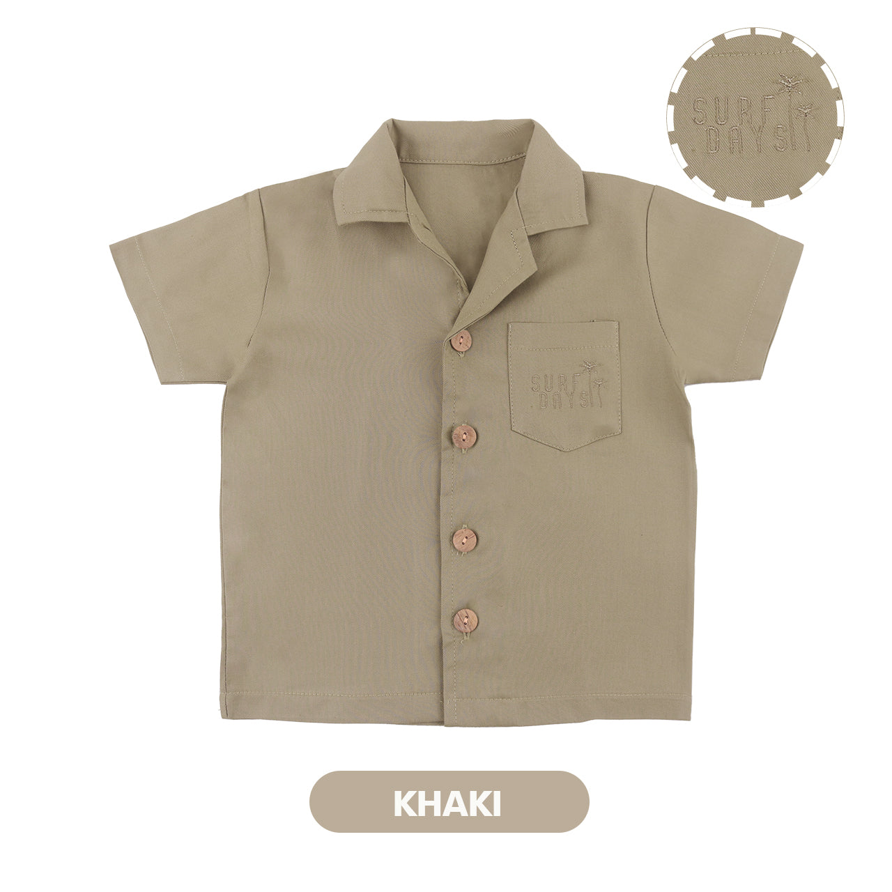 Mooi Kemeja Anak Laki-laki Arka Pocket Shirt
