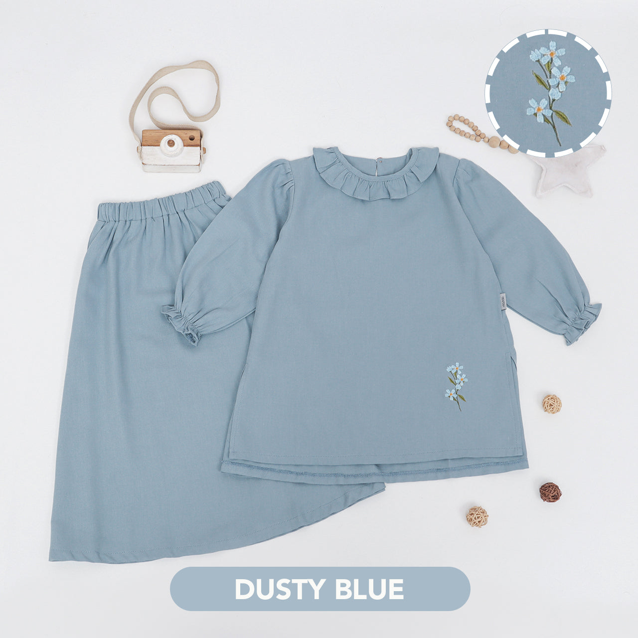 Mooi Setelan Anak Perempuan Raya Collection Rayya Tunik Set