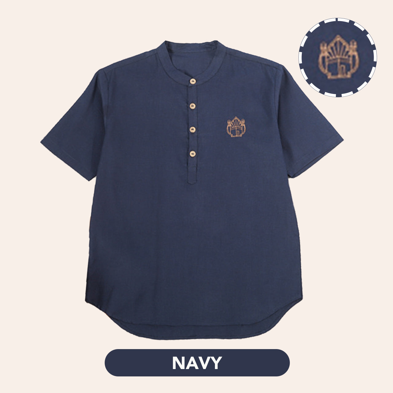 Mooi Atasan Pria Kemeja Pria Raya Collection Karim Koko V1