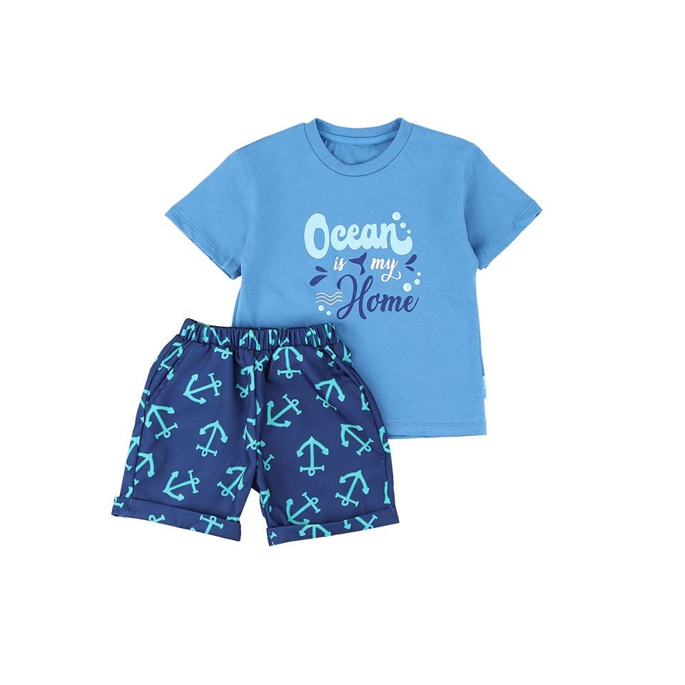 Mooi X Dinda Puspitasari Setelan Anak Kio Graphic Tee Set