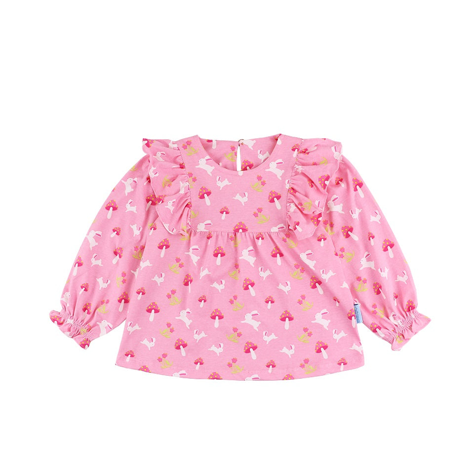 Mooi X Dinda Puspitasari Atasan Anak Perempuan Lola Top Ruffle