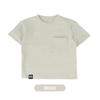 Mooi Kaos Anak Pocket Unisex Comfy Oversized T-Shirt Pocket Kids